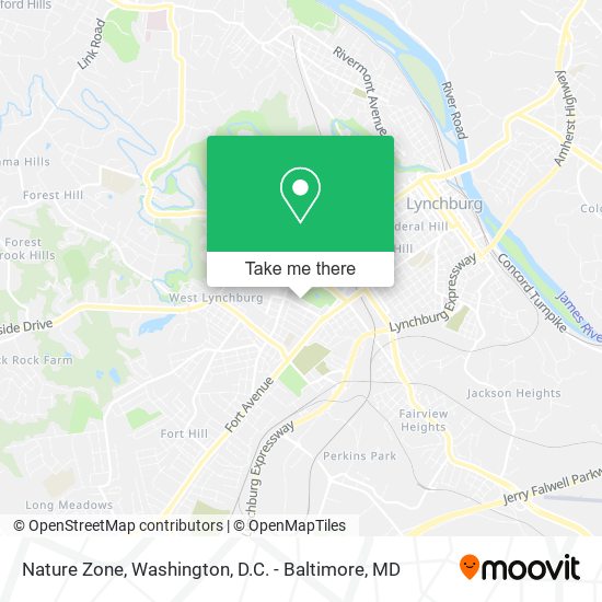 Nature Zone map