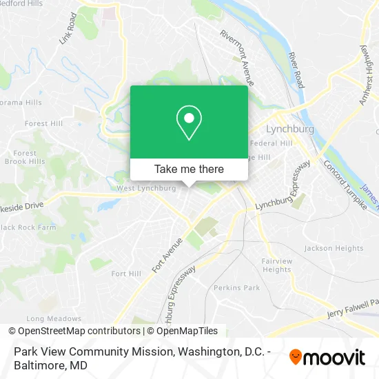 Park View Community Mission map