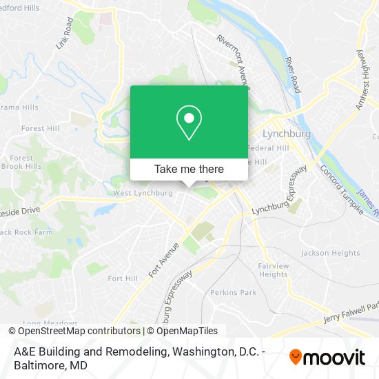 A&E Building and Remodeling map
