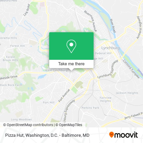 Mapa de Pizza Hut