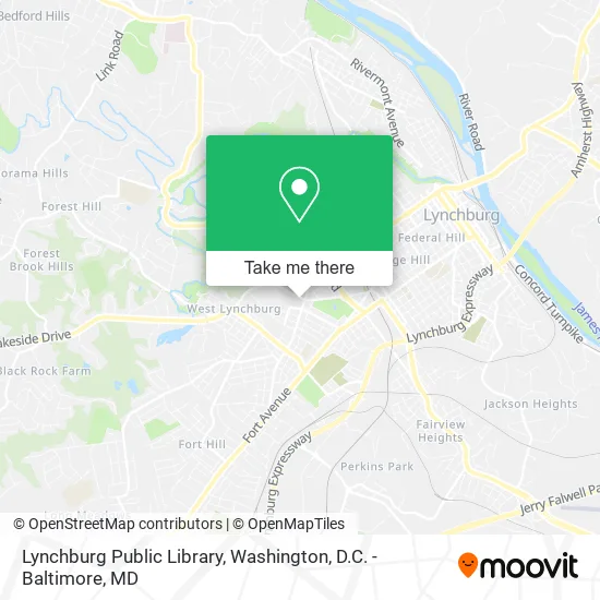 Lynchburg Public Library map