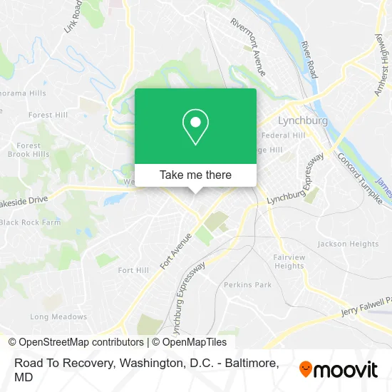 Road To Recovery map