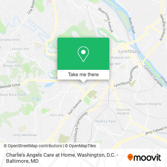 Mapa de Charlie's Angels Care at Home