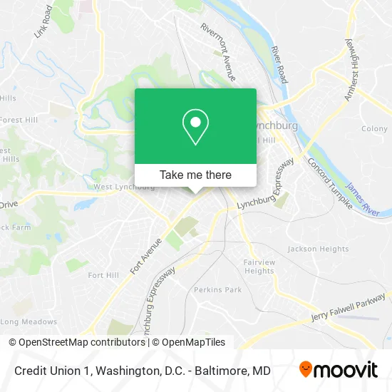 Credit Union 1 map
