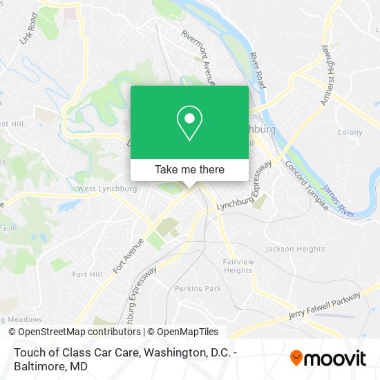Touch of Class Car Care map