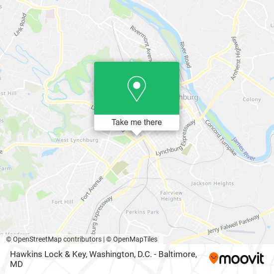 Hawkins Lock & Key map