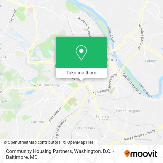 Mapa de Community Housing Partners