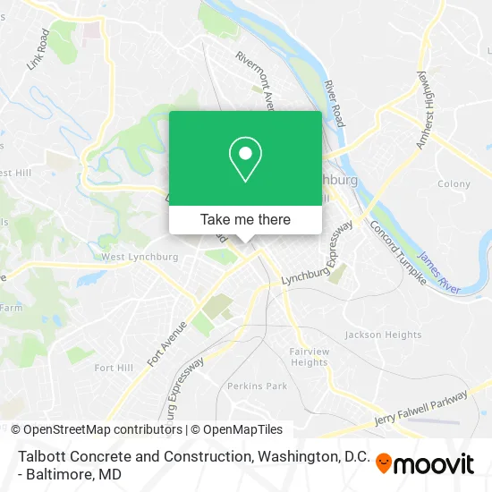 Mapa de Talbott Concrete and Construction