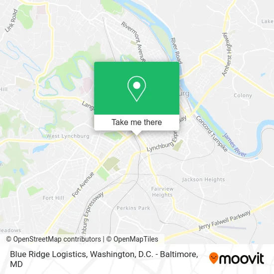 Blue Ridge Logistics map
