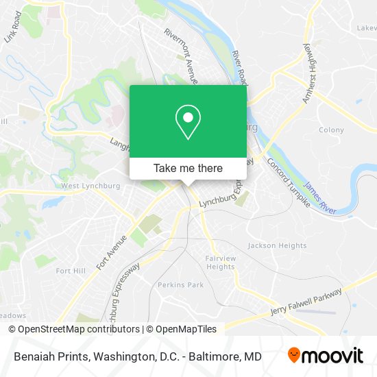 Benaiah Prints map
