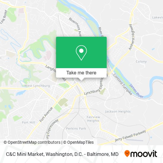 Mapa de C&C Mini Market