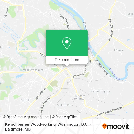 Kerschbamer Woodworking map