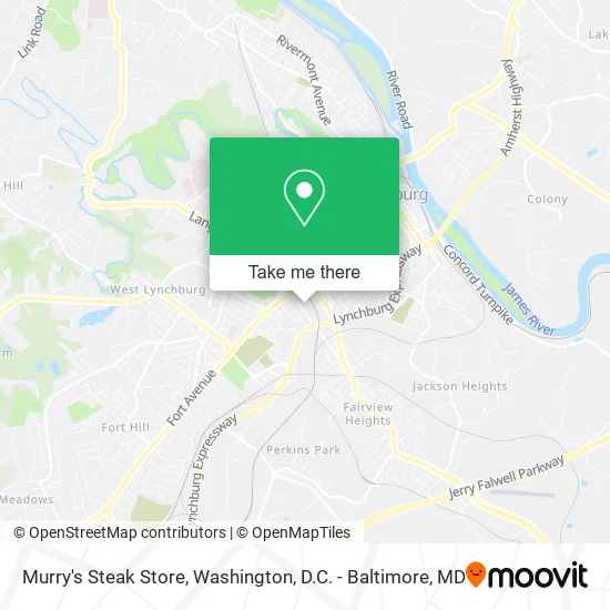 Murry's Steak Store map