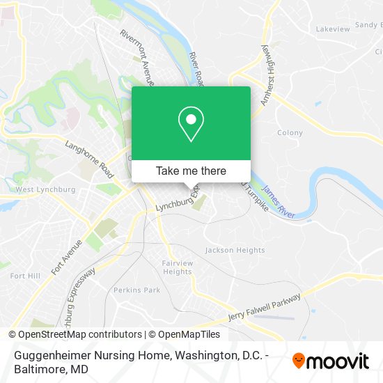 Guggenheimer Nursing Home map