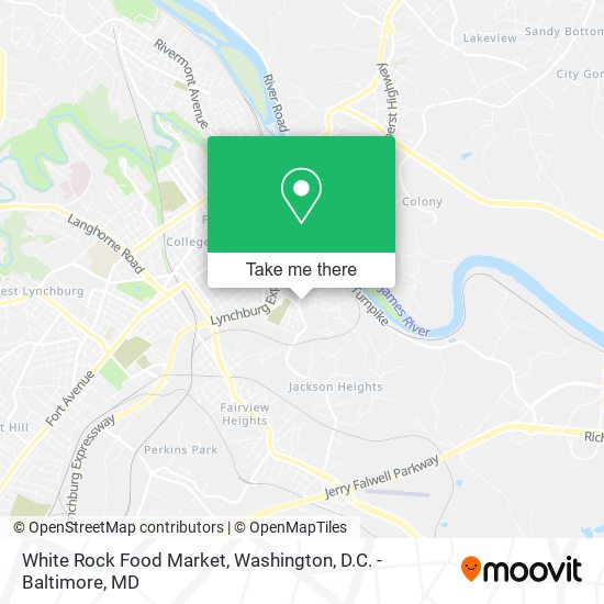 White Rock Food Market map
