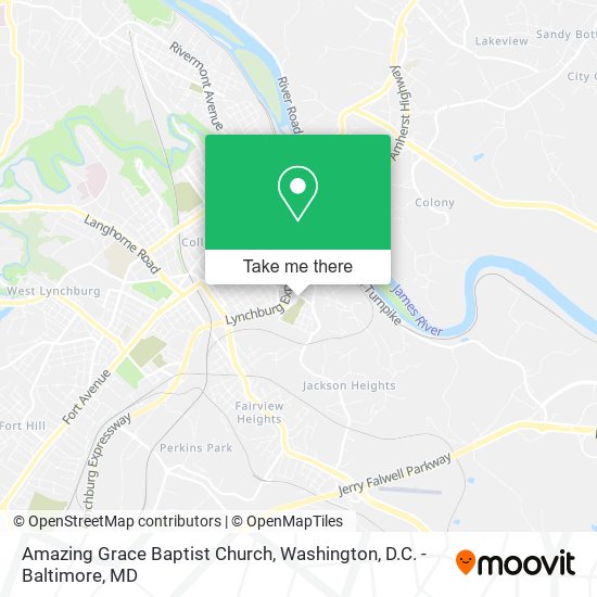 Mapa de Amazing Grace Baptist Church