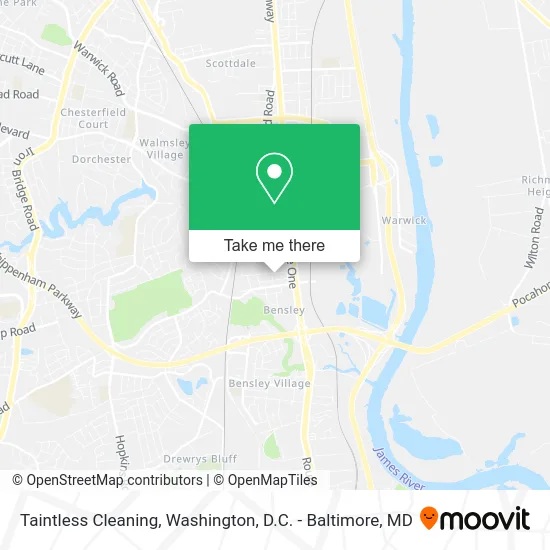 Taintless Cleaning map