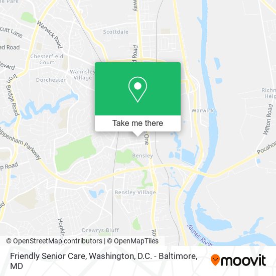 Mapa de Friendly Senior Care