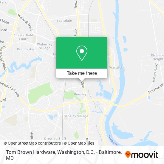 Tom Brown Hardware map