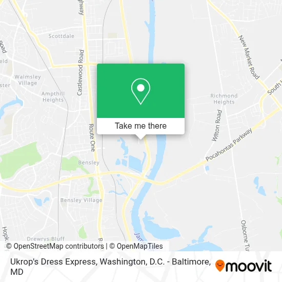 Ukrop's Dress Express map