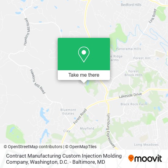 Contract Manufacturing Custom Injection Molding Company map