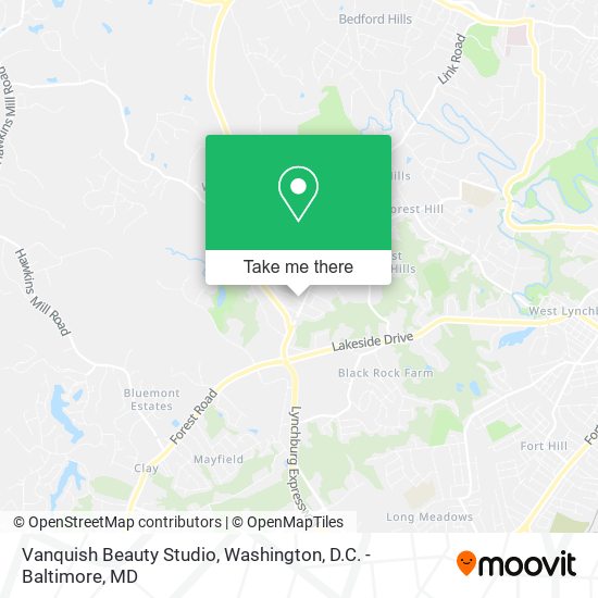 Vanquish Beauty Studio map