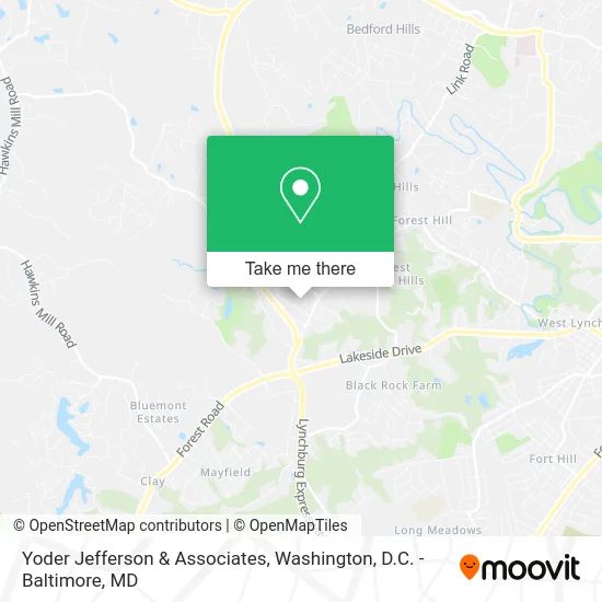 Yoder Jefferson & Associates map