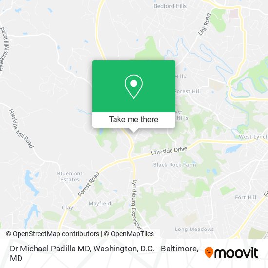 Dr Michael Padilla MD map