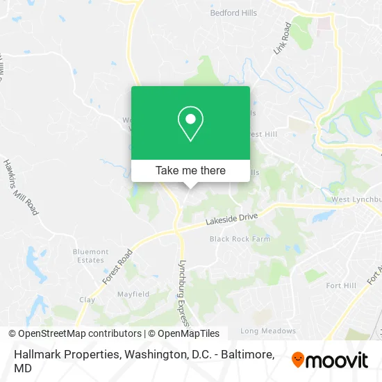 Hallmark Properties map