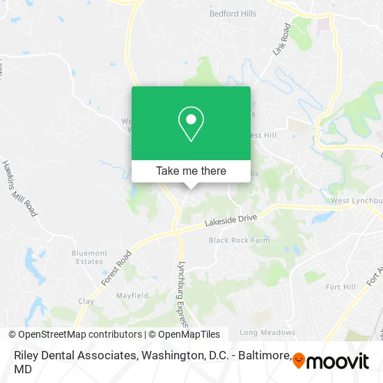 Riley Dental Associates map