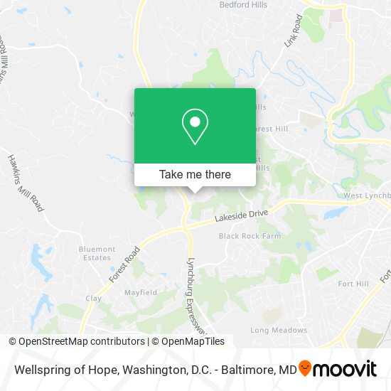 Wellspring of Hope map