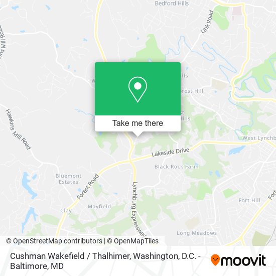 Mapa de Cushman Wakefield / Thalhimer
