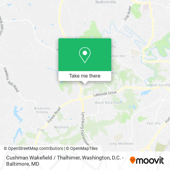 Mapa de Cushman Wakefield / Thalhimer
