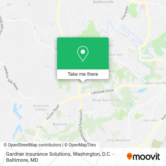 Gardner Insurance Solutions map