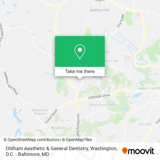 Oldham Aesthetic & General Dentistry map