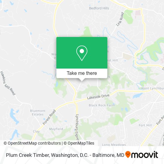 Plum Creek Timber map