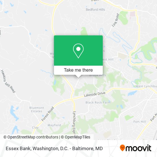 Mapa de Essex Bank