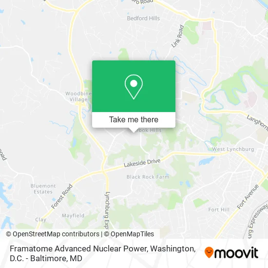 Framatome Advanced Nuclear Power map