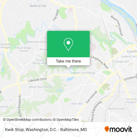 Kwik Stop map