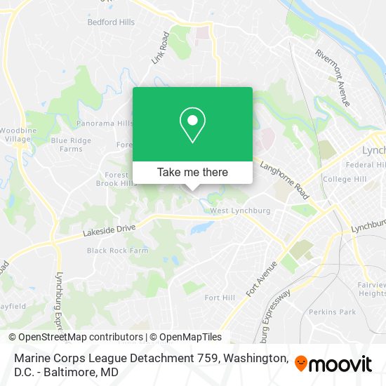 Marine Corps League Detachment 759 map