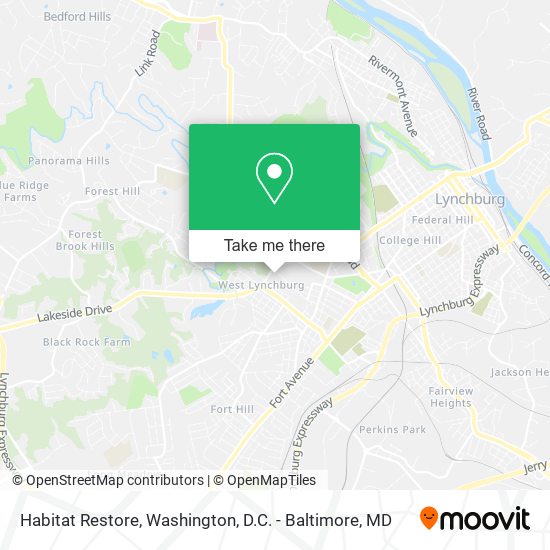 Habitat Restore map