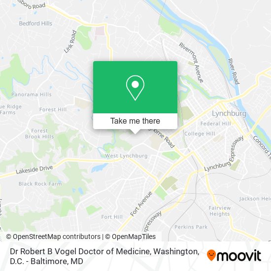 Dr Robert B Vogel Doctor of Medicine map