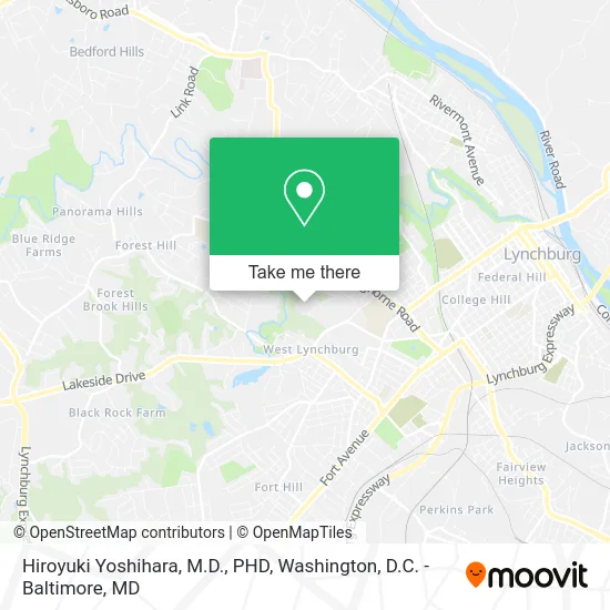 Hiroyuki Yoshihara, M.D., PHD map