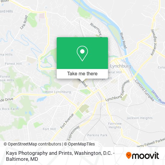 Mapa de Kays Photography and Prints