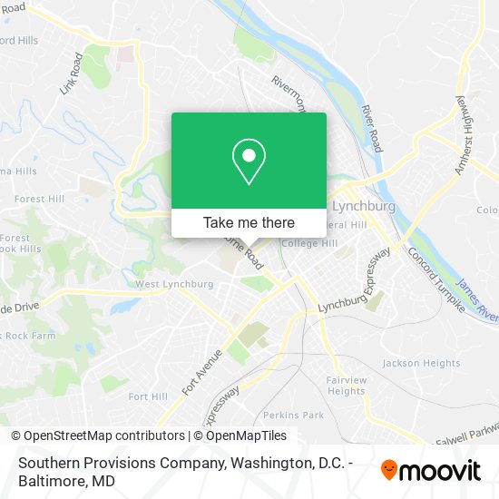 Mapa de Southern Provisions Company
