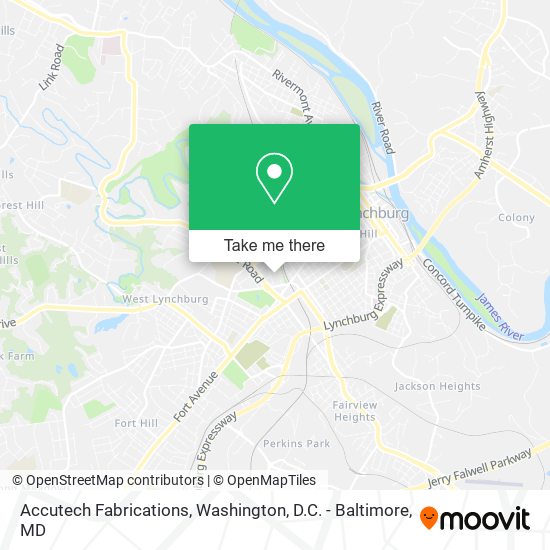 Accutech Fabrications map