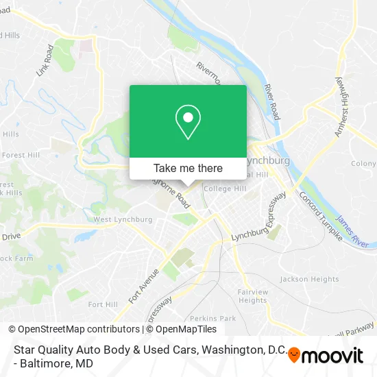 Star Quality Auto Body & Used Cars map
