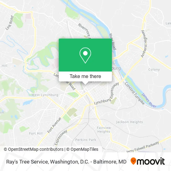 Mapa de Ray's Tree Service