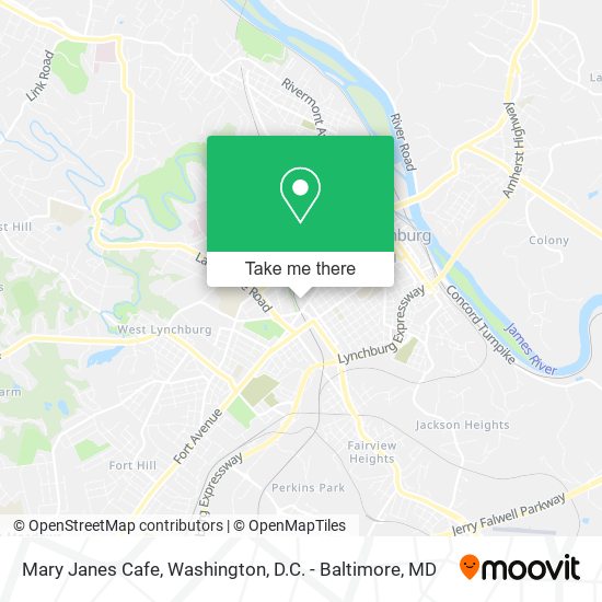 Mapa de Mary Janes Cafe