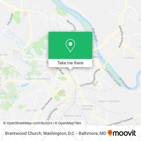 Brentwood Church map